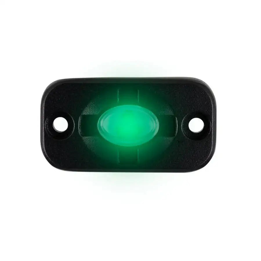 HEISE Auxiliary Accent Lighting Pod - 1.5" x 3" - Black/Green [HE-TL1G] - Premium Lighting from HEISE LED Lighting Systems - Just $60! Shop now at Besafe1st®