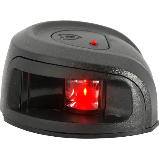 Attwood LightArmor Deck Mount Navigation Light - Black Composite - Port (red) - 2NM [NV2012PBR-7] - Besafe1st
