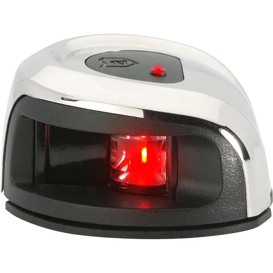 Attwood LightArmor Deck Mount Navigation Light - Stainless Steel - Port (red) - 2NM [NV2012SSR-7] - Besafe1st® 