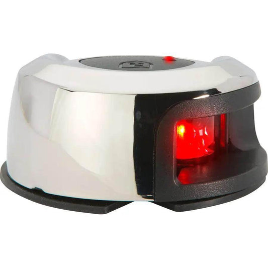 Attwood LightArmor Deck Mount Navigation Light - Stainless Steel - Port (red) - 2NM [NV2012SSR-7] Attwood Marine