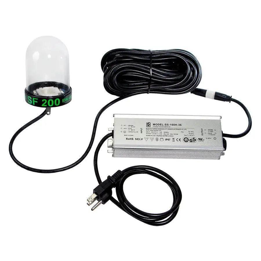 Hydro Glow LED Underwater Dock Light - 200W - 50 Cord - Green [SF200G] - Besafe1st