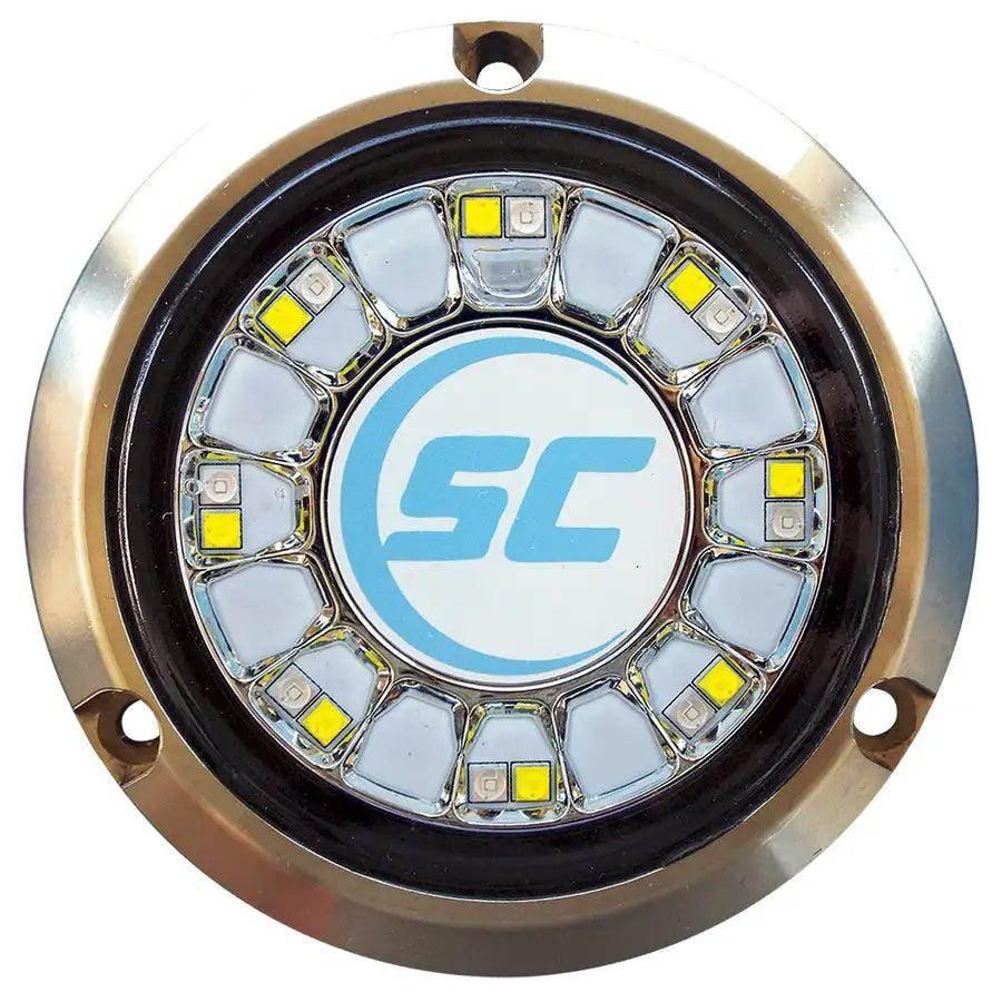 Shadow-Caster Blue/White Color Changing Underwater Light - 16 LEDs - Bronze [SCR-16-BW-BZ-10] - Besafe1st