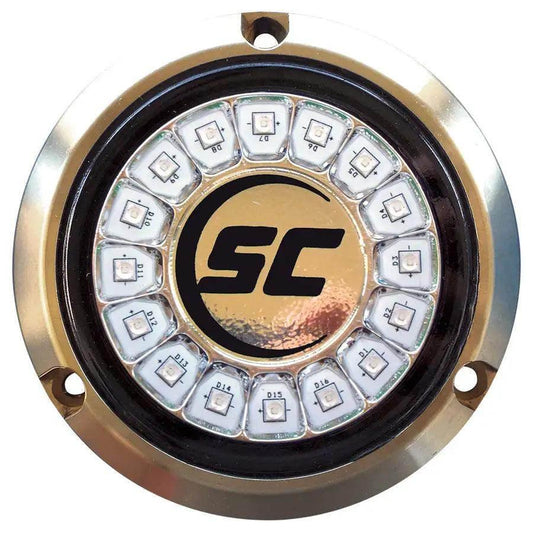Shadow-Caster Great White Single Color Underwater Light - 16 LEDs - Bronze [SCR-16-GW-BZ-10] Shadow-Caster LED Lighting