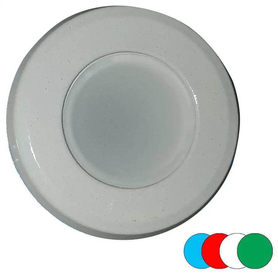 Shadow-Caster Full Color Dimmable Shadow Net Enabled White Powder Coat Finish Down Light [SCM-DL-CC-WH] Shadow-Caster LED Lighting