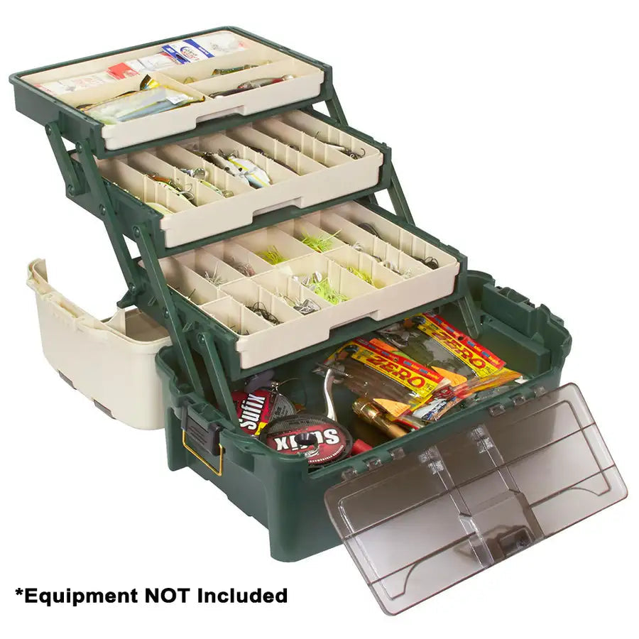 Plano Hybrid Hip 3-Tray Tackle Box - Forest Green [723300] - Besafe1st® 