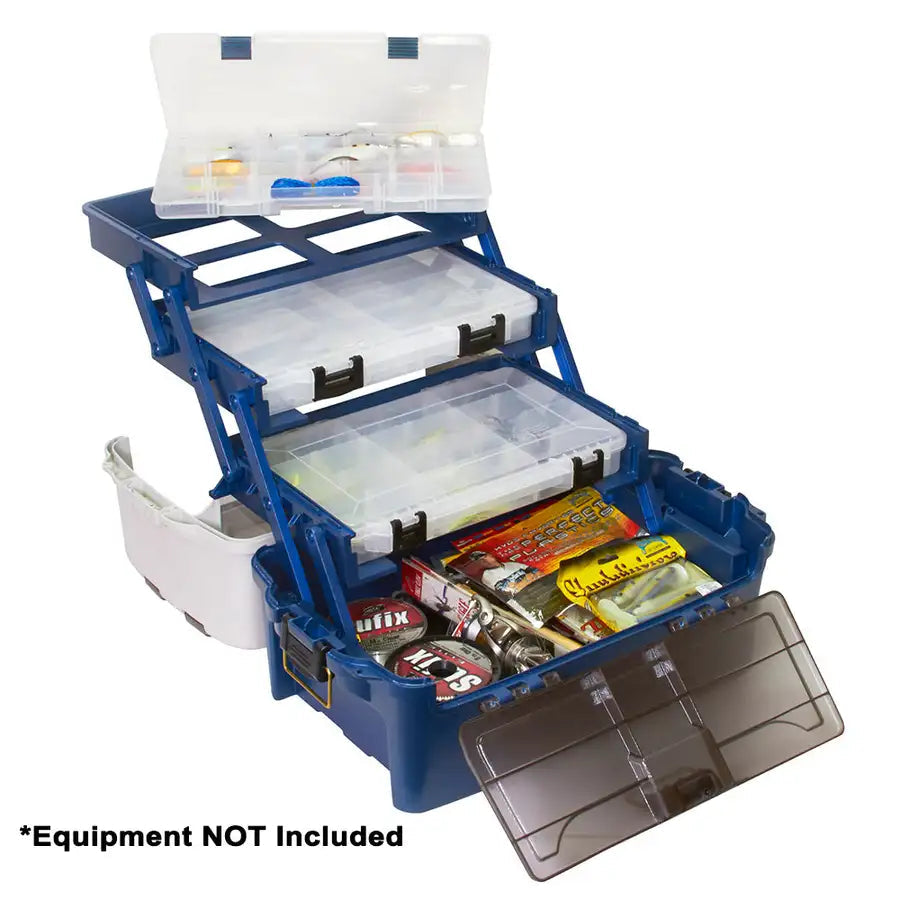 Plano Hybrid Hip 3-Stowaway Tackle Box 3700 - Blue [723700] Besafe1st™ | 