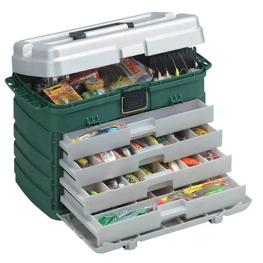 Plano 4-Drawer Tackle Box - Green Metallic/Silver [758005] Plano