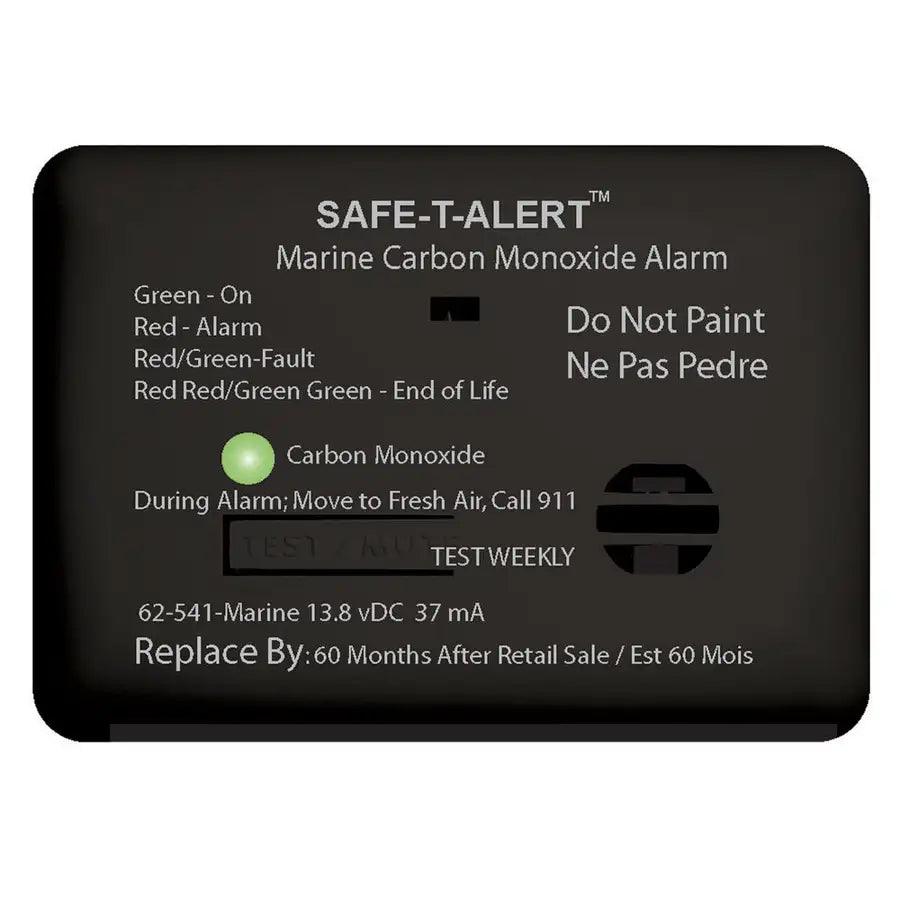 Safe-T-Alert 62 Series Carbon Monoxide Alarm - 12V - 62-541-Marine - Surface Mount - Black [62-541-MARINE-BL] - Besafe1st® 