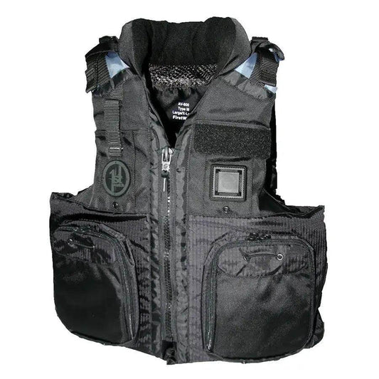 First Watch AV-800 Four Pocket Flotation Vest - Black - Small to Medium [AV-800-BK-S/M] First Watch