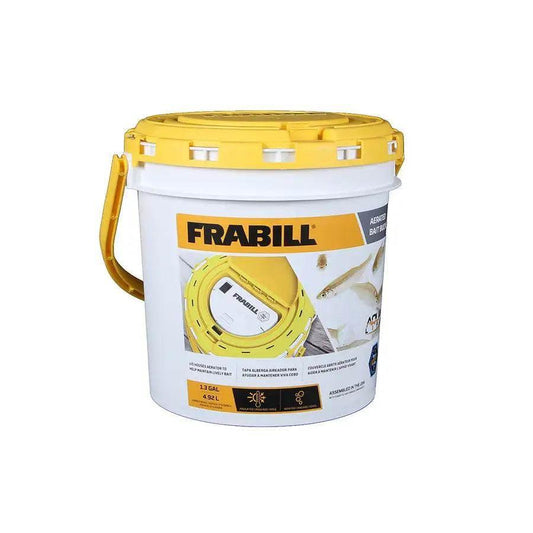 Frabill Dual Fish Bait Bucket w/Aerator Built-In [PMC4825] - Besafe1st