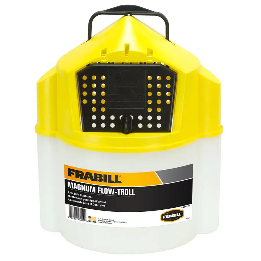 Frabill Magnum Flow Troll Bucket - 10 Quart [451200] Besafe1st™ | 