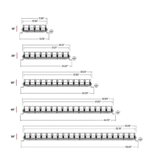 RIGID Industries Adapt 20" Light Bar - Black [220413] - Besafe1st