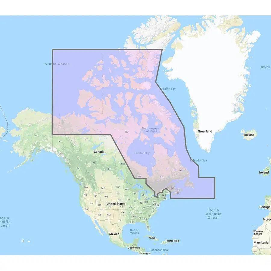 Furuno Canada North  East - Vector Charts, 3D Data  Standard Resolution Satellite Photos - Unlock Code [MM3-VNA-021] Furuno