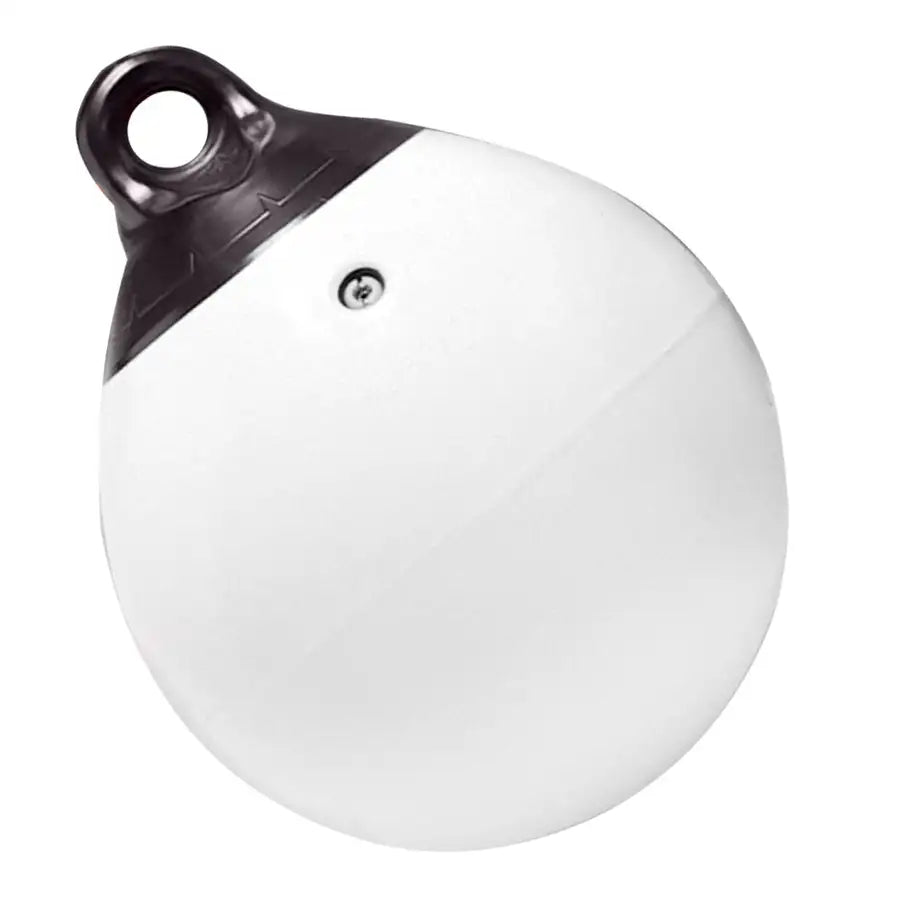 Taylor Made 12" Tuff End Inflatable Vinyl Buoy - White [1143] Besafe1st™ | 