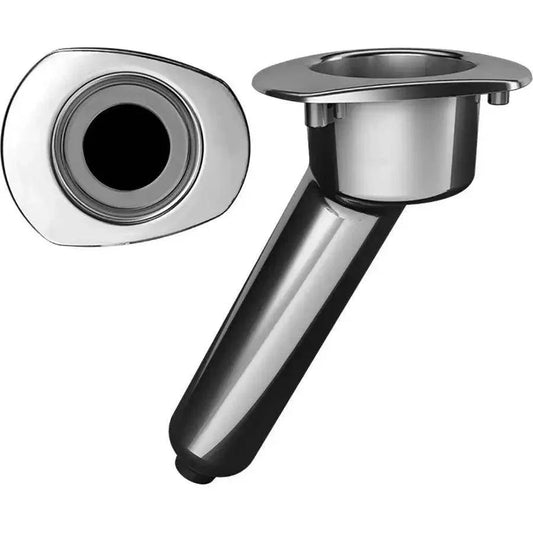 Mate Series Elite Screwless Stainless Steel 30 Rod  Cup Holder - Drain - Oval Top [C2030DS] Mate Series