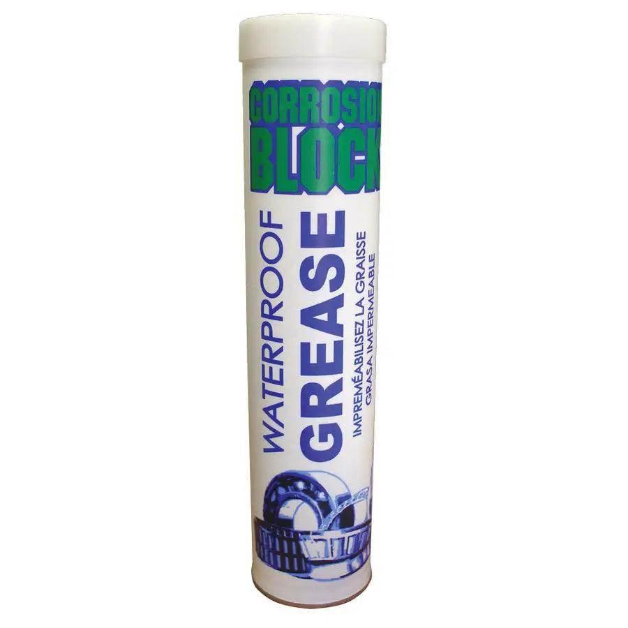 Corrosion Block High Performance Waterproof Grease - 14oz Cartridge - Non-Hazmat, Non-Flammable Non-Toxic [25014] - Besafe1st