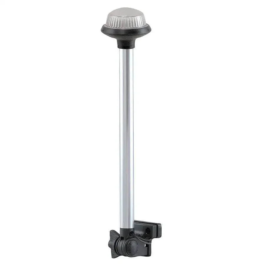 Perko Fold Down All-Round Frosted Globe Pole Light - Horizontal Mount - White [1634DP0CHR] Perko