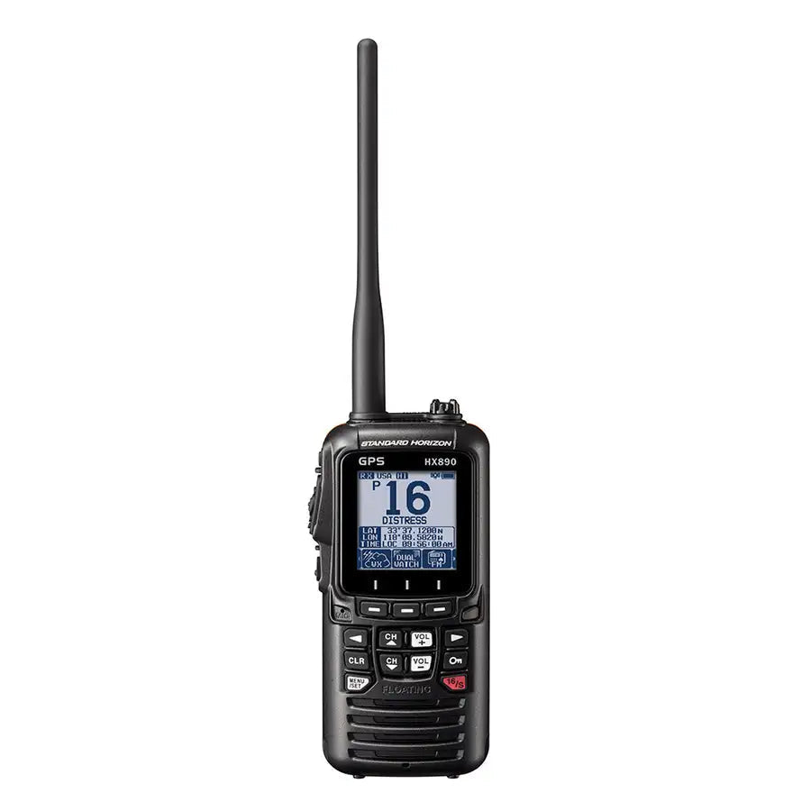 Standard Horizon HX890 Floating 6 Watt Class H DSC Handheld VHF/GPS - Black [HX890BK] Besafe1st™ | 