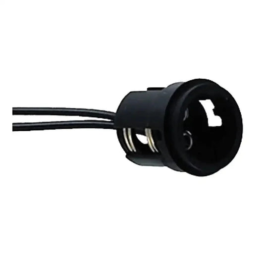 Perko Double Contact Bayonet Socket - Black Polymer w/10" Pigtail [0024DP1] Perko