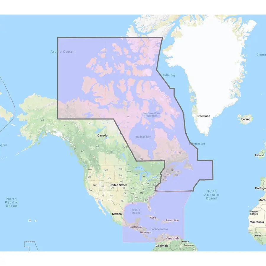 Furuno US Canada Atlantic Coast, Gulf of Mexico, Caribbean Bahamas and central America Vector Charts - Unlock Code [MM3-VNA-033] - Besafe1st® 