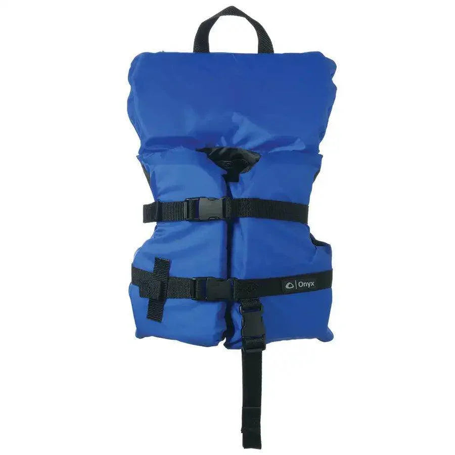 Onyx Nylon General Purpose Life Jacket - Infant/Child Under 50lbs - Blue [103000-500-000-12] - Besafe1st