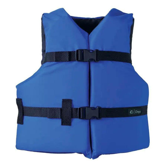 Onyx Nylon General Purpose Life Jacket - Youth 50-90lbs - Blue [103000-500-002-12] - Besafe1st