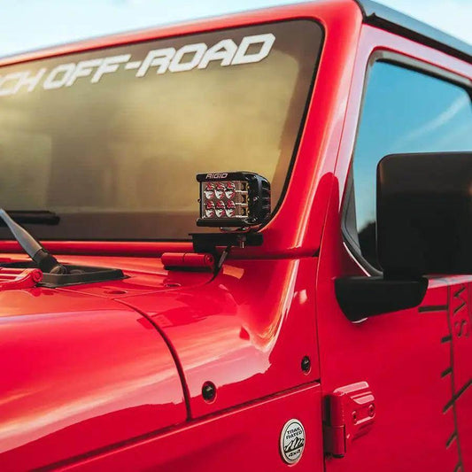 RIGID Industries 2018 Jeep Wrangler JL A-Pillar Mount f/2 D-Series, D-SS, SR-M or Ignite Lights [41659] RIGID Industries