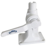 Glomex 4-Way Nylon Heavy-Duty Ratchet Mount w/Cable Slot  Built-In Coax Cable Feed-Thru 1"-14 Thread [RA115] Besafe1st™ | 