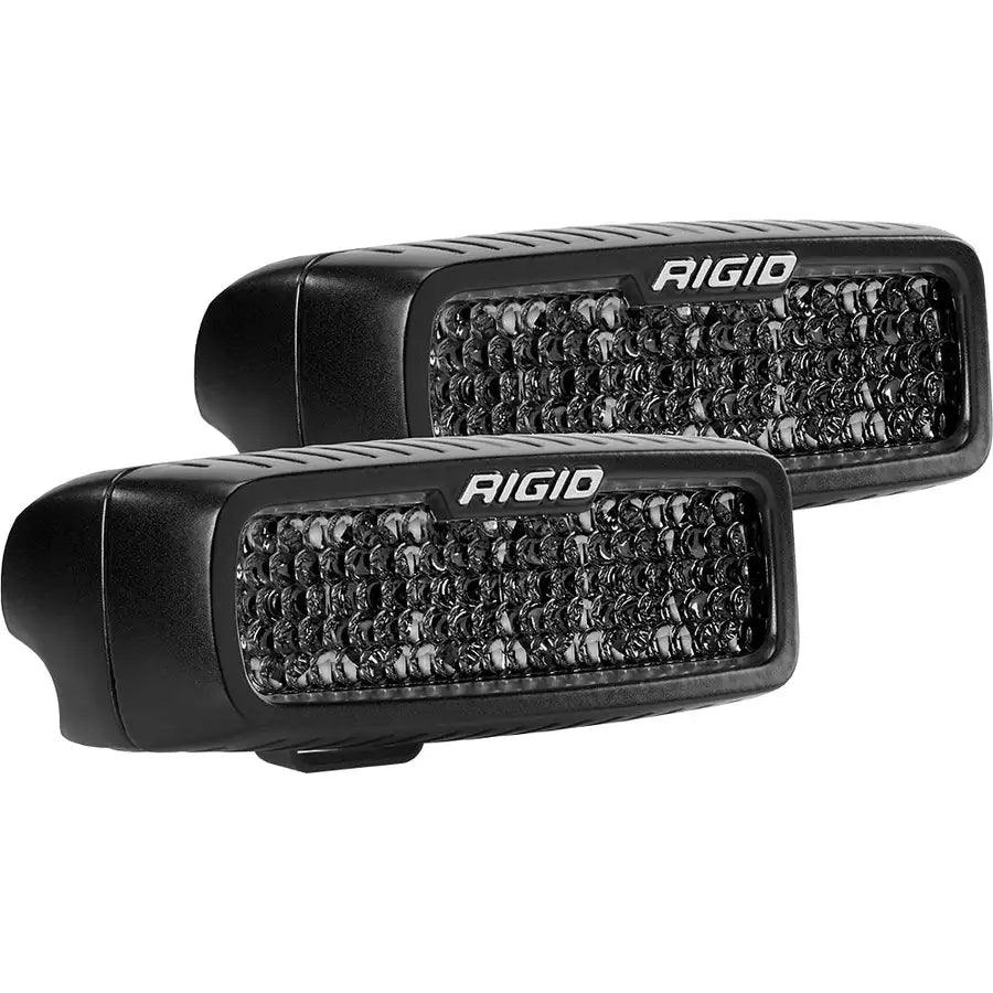 RIGID Industries SR-Q Series PRO Spot Diffused Midnight Surface Mount - Pair [905513BLK] - Besafe1st® 