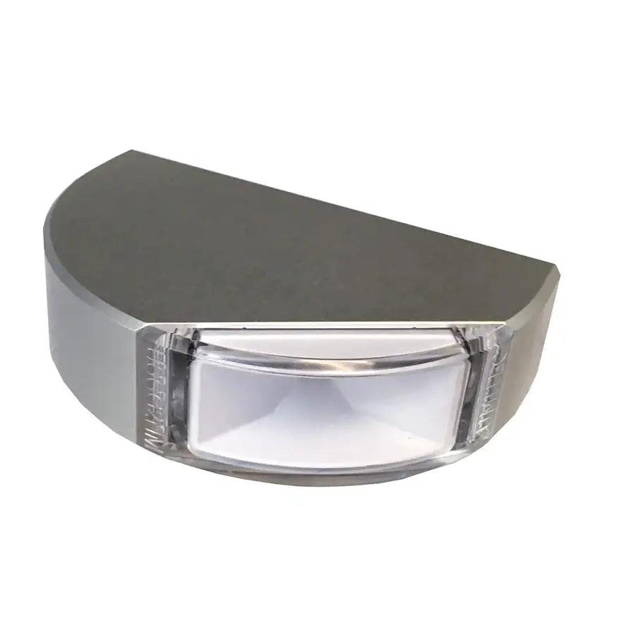 Lumitec Surface Mount Navigation Light - Classic Aluminum - Port Red [101577] - Besafe1st® 