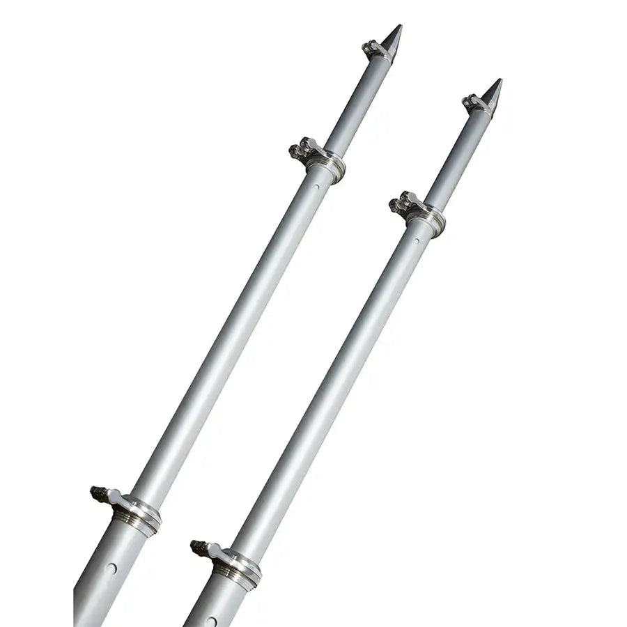 TACO 18 Deluxe Outrigger Poles w/Rollers - Silver/Silver [OT-0318HD-VEL] - Premium Outriggers  Shop now 