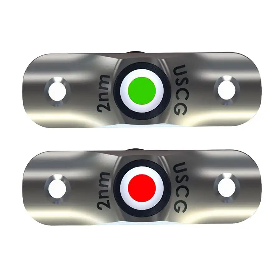 TACO Rub Rail Mounted LED Navigation Light Set - 2-1/2" [F38-6800D] Besafe1st™ | 