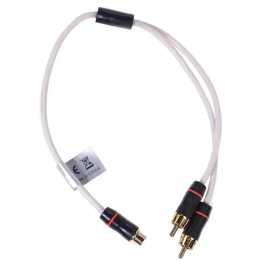 Fusion Performance RCA Cable Splitter - 1 Female to 2 Male - .9 [010-12621-00] - Besafe1st