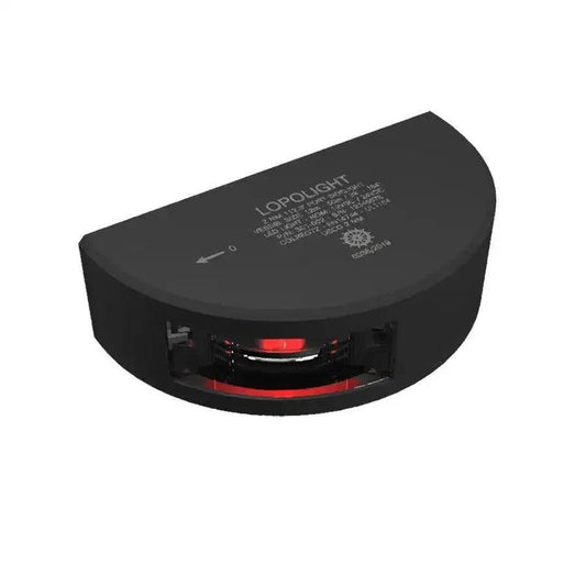 Lopolight Series 301-002 - Port Sidelight - 2NM - Vertical Mount - Red - Black Housing [301-002-B] Lopolight