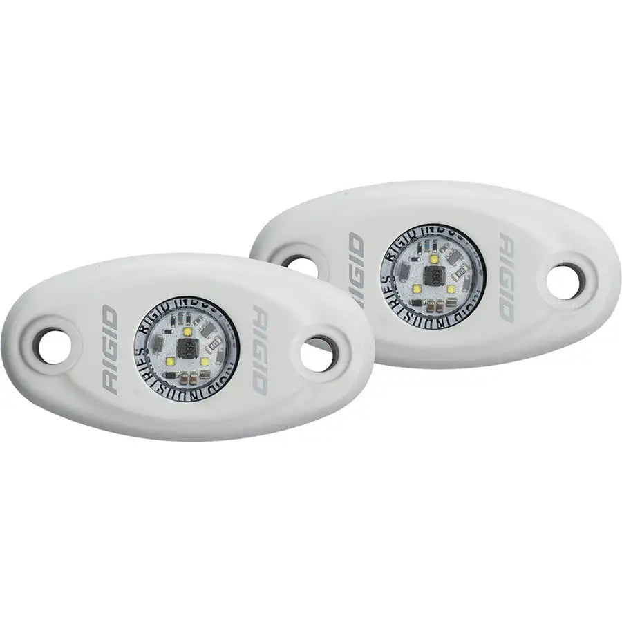 RIGID Industries A-Series White Low Power LED Light Pair - Cool White [482153] Besafe1st™ | 