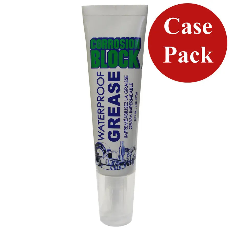 Corrosion Block High Performance Waterproof Grease - 2oz Tube - Non-Hazmat, Non-Flammable  Non-Toxic *Case of 24* [25002CASE] Besafe1st™ | 