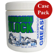 Corrosion Block High Performance Waterproof Grease - 16oz Tub - Non-Hazmat, Non-Flammable  Non-Toxic *Case of 6* [25016CASE] Besafe1st™ | 