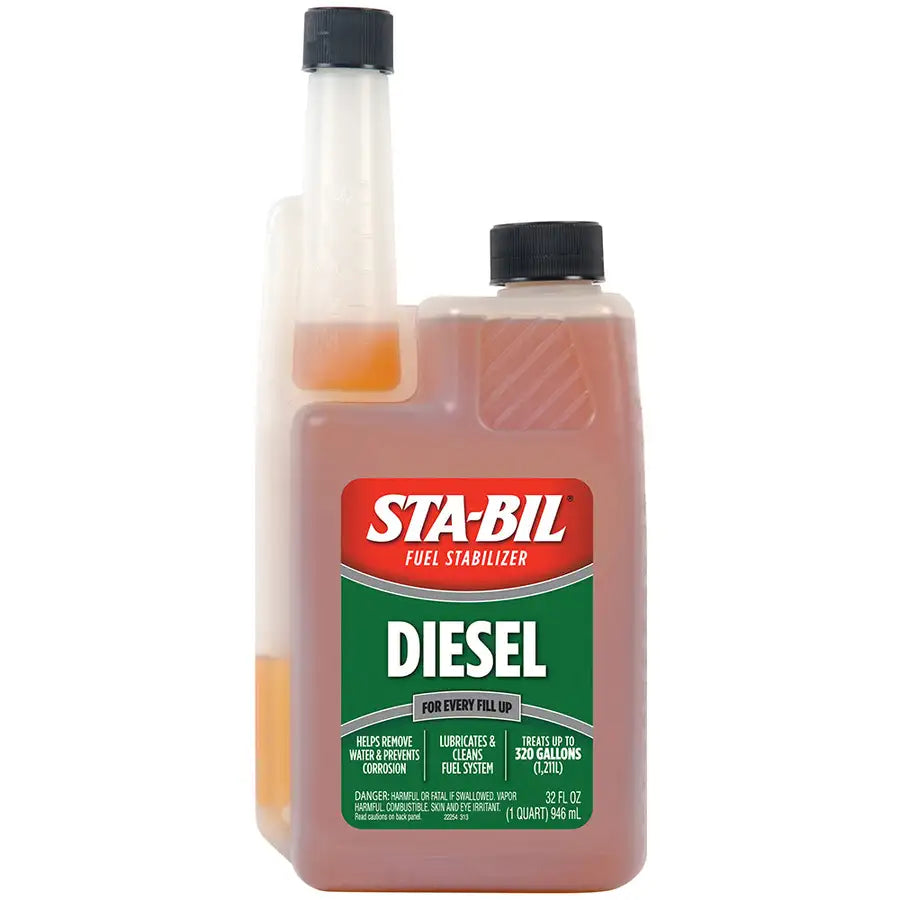 STA-BIL Diesel Formula Fuel Stabilizer  Performance Improver - 32oz [22254] - Besafe1st®  
