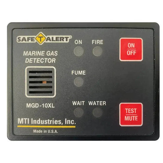 Safe-T-Alert Gas Vapor Alarm Fume, Fire, Bilge Water - Black Surface Mount [MGD-10XL] Safe-T-Alert