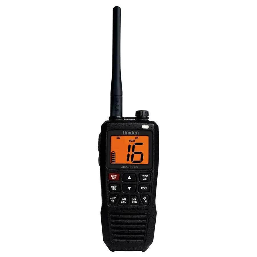 Uniden Atlantis 275 Floating Handheld VHF Marine Radio [ATLANTIS 275] - Besafe1st