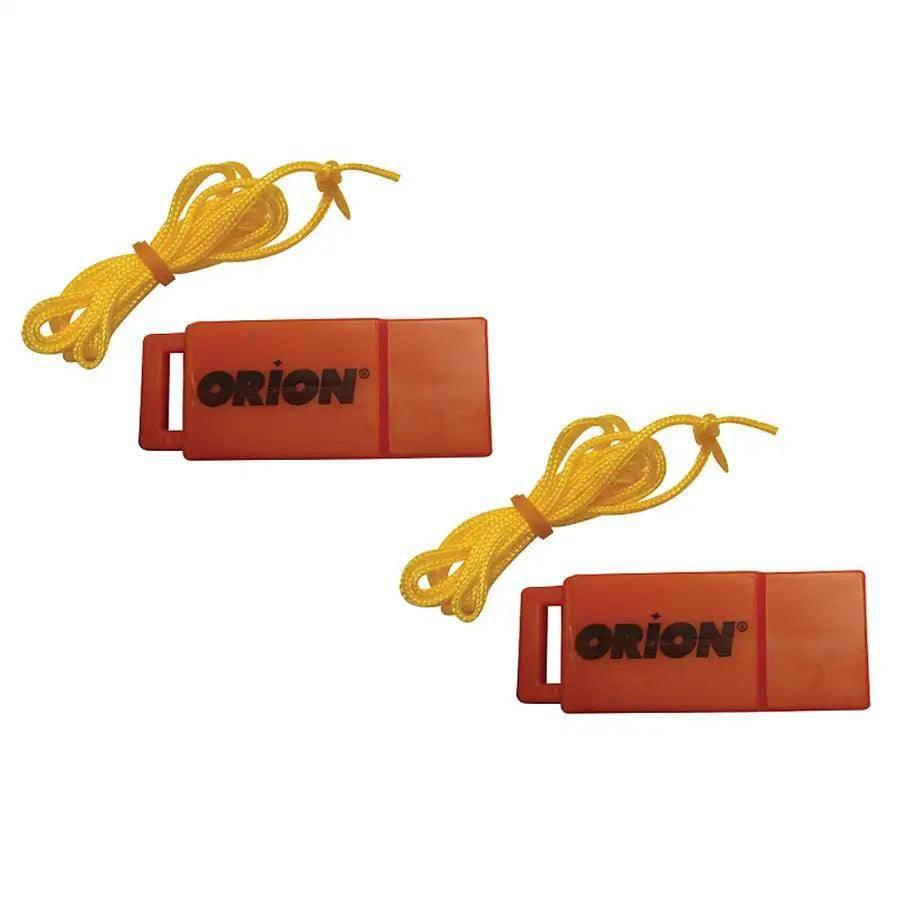 Orion Safety Whistle w/Lanyards - 2-Pack [676] Orion