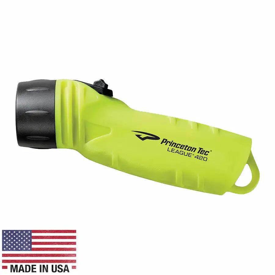 Princeton Tec League LED Flashlight - Neon Yellow [LG4-NY] - Besafe1st