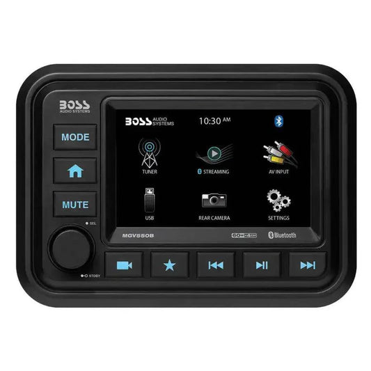 Boss Audio MGV550B Marine Stereo w/AM/FM/BT/Rear Camera [MGV550B] - Besafe1st