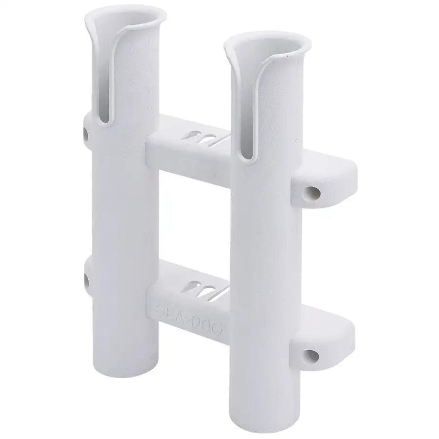 Sea-Dog Two Pole Side Mount Rod Storage Rack - White [325028-1] - Besafe1st® 