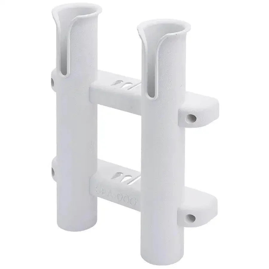 Sea-Dog Two Pole Side Mount Rod Storage Rack - White [325028-1] - Besafe1st