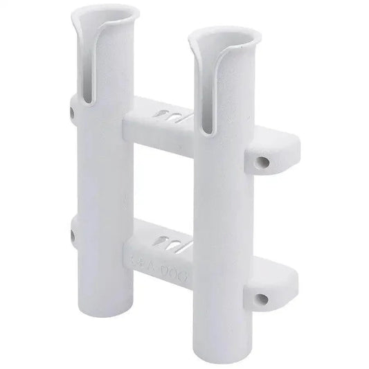 Sea-Dog Two Pole Side Mount Rod Storage Rack - White [325028-1] Sea-Dog