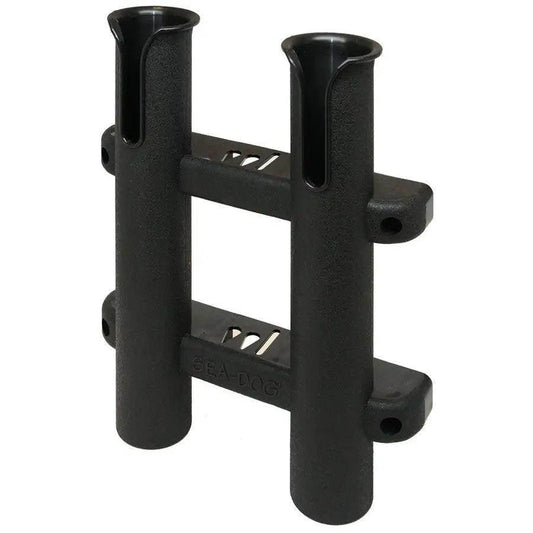 Sea-Dog Two Pole Side Mount Rod Storage Rack - Black [325029-1] Sea-Dog
