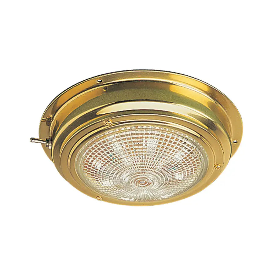 Sea-Dog Brass LED Dome Light - 5" Lens [400208-1] - Besafe1st®  