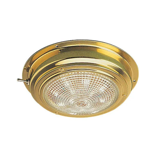Sea-Dog Brass LED Dome Light - 5" Lens [400208-1] - Besafe1st
