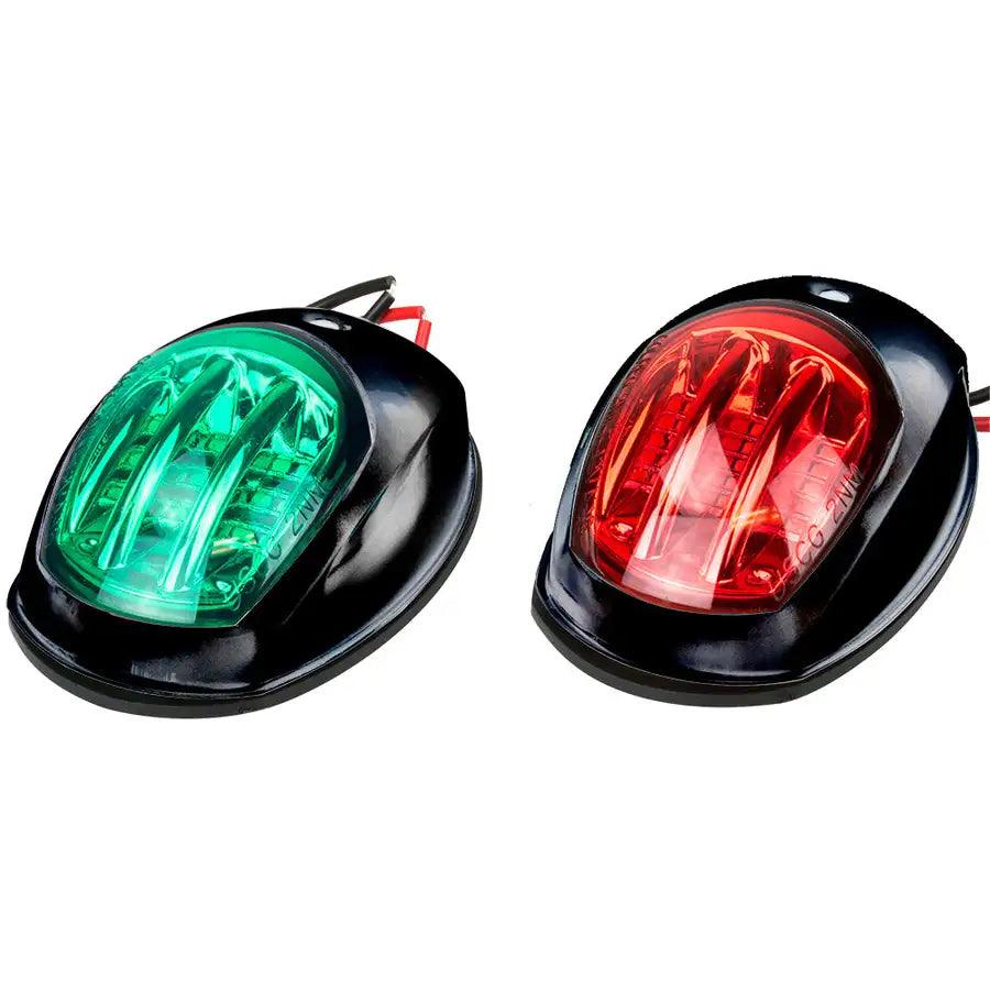 Sea-Dog Black LED Navigation Lights - Port Starboard [400073-1] - Besafe1st® 